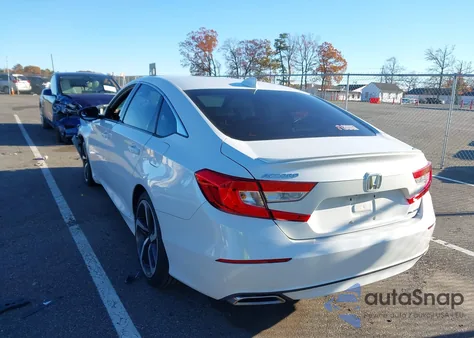 2018 Honda Accord Sport из США, поврежденный, VIN 1HGCV1F33JA188354